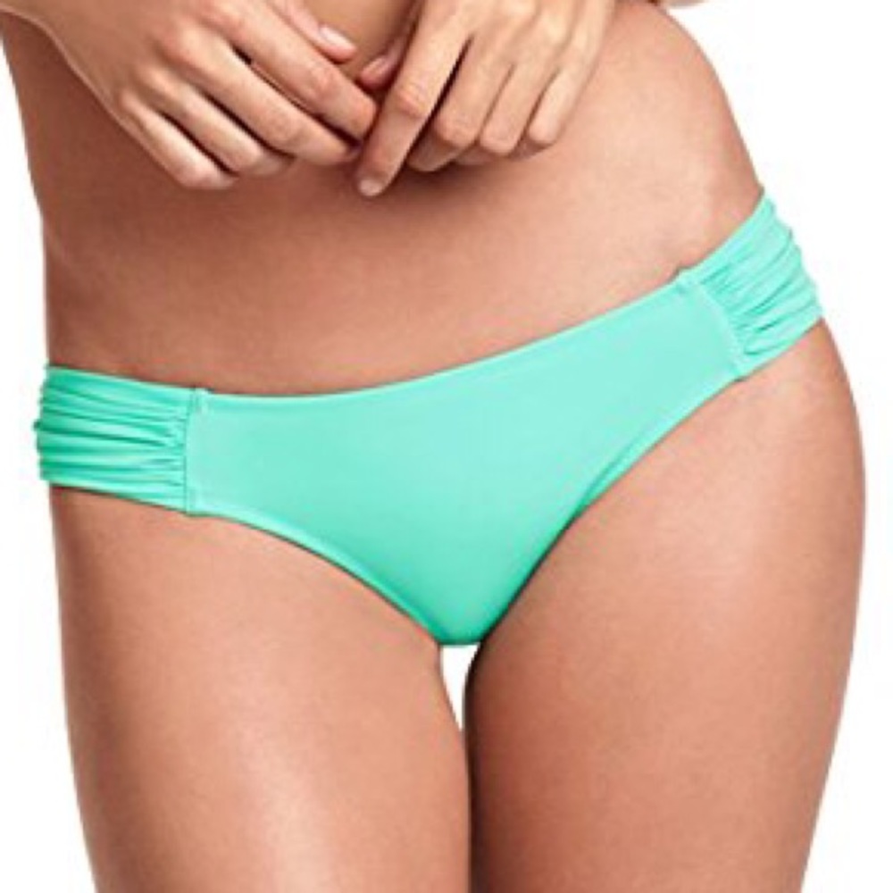 Aqua/turquoise victoria secret bathing suit bottom